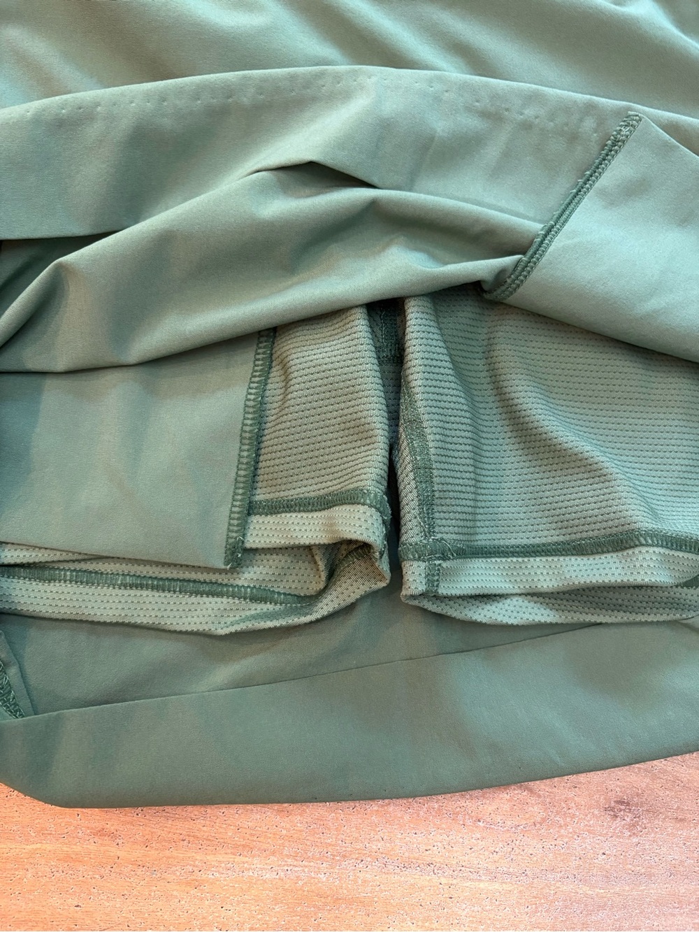 Athleta Brooklyn Skort 16” Sz 6 Sage Green Golf Tennis Skirt Pockets - Picture 6 of 8